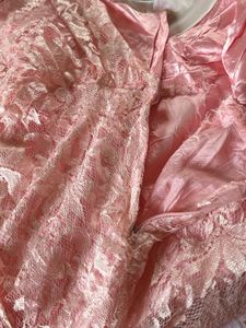 Pink Lace Maxi Gown