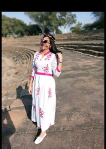 Pink Floral Gown