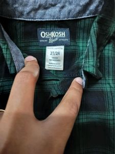 Unused Boy Dark Green Shirt