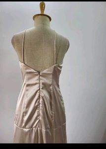 Elegant Biege Evening Gown