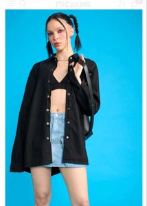 FREAKINS- Black Oversized Shirt