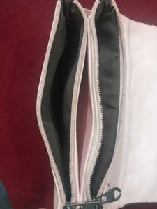 Chic Peach Clutch with Floral Detail