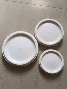 Set Of Three Castrol | Hot And Cold Pot