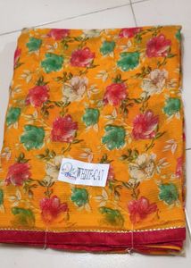 Flower Print Saree