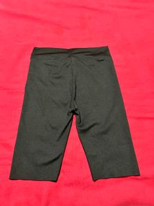 Black High Waist Gym Cycling Shorts