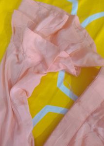 Peach Kurta Set &amp; Dupatta