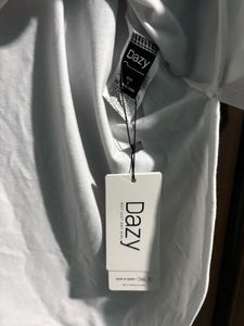 Minimalist Dazy Oversized White Tee 🤍✨
