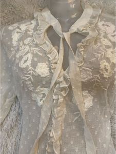 ZARA Elegant Embroidered Top