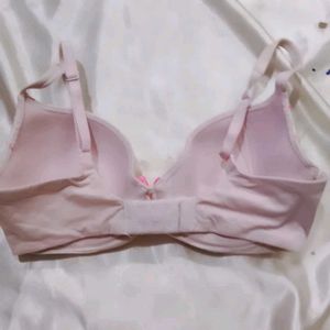 Cute Pink Polka Dot Bra