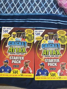 Cricket attax 2012 starter packs(2STARTERS)