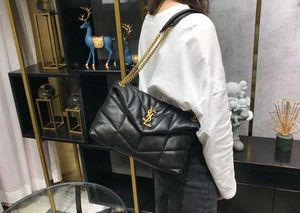 YSL LOULOU PUFFED SHOULDER BAG WITH BOX