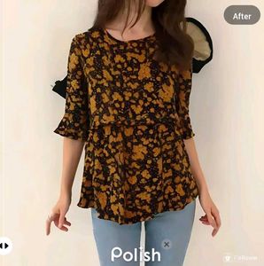 New With Tag Korean Empire Top Flair