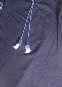 Cotton Navy Blue Top