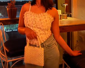 Floral Lace Trim Cami
