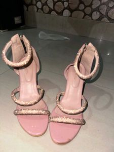 Pink Pencil Heels For All Party Wear