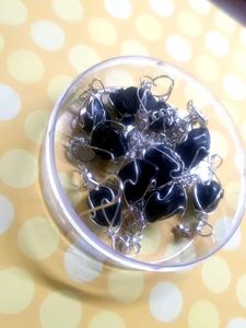 Black Onyx Necklace and Earring Set