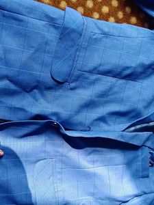 Stylish Blue Plaid Blazer