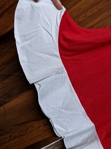 Red &amp; White Slip Dress size M