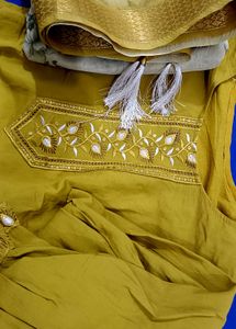 Elegant Mustard Salwar Kameez