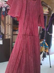 Burgundy Sparkle Dress