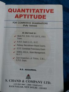 Quantitative Aptitude And Mathematics For NDA &amp; NA