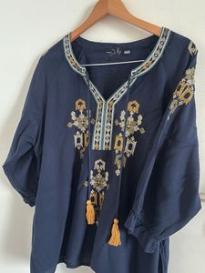 Boho Embroidered Top