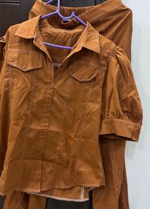 Stylish Brown cord set