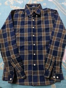 Blue & Brown Plaid Shirt