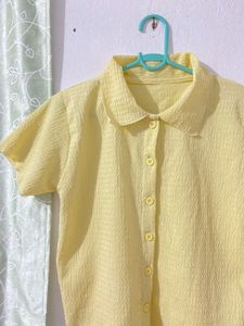 Butter Yellow Korean Top