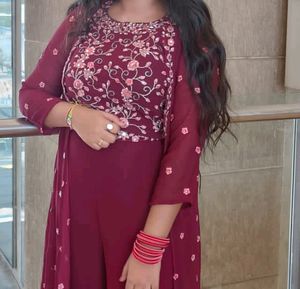 Heavy Work Sharara With Blouse &amp; Shrug Also Have &amp;