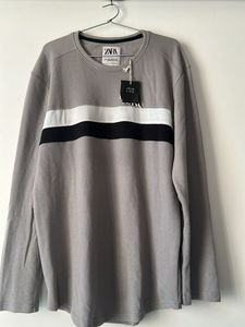 Zara Striped Long Sleeve Tee