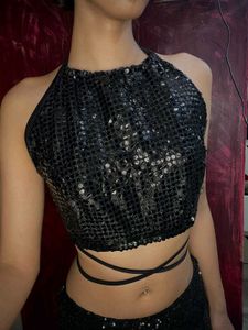 sequin party top