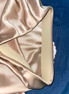 Brand New Elegant Satin Midi Skirt