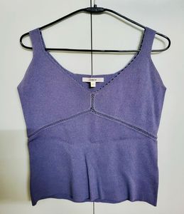 Stylish Grey V-Neck Knit Top