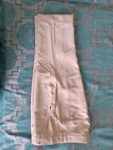 Beige Casual Pants