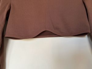 Mock Neck Crop Top