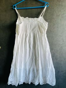 White Sundress with Lace Detail