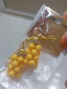 Yellow Earrings.