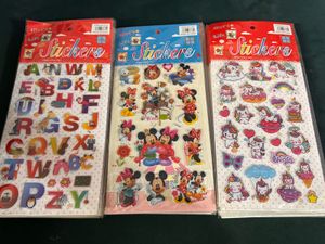 Sticker Variety Pack - Letters, Mickey, Unicorn