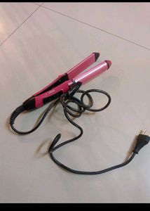 2 In One Hair Straightener And Curls