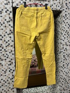 Mustard Trouser For Women