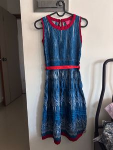 Blue dress