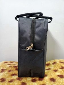 Insulated Lunch Bag Built In Water bottle Holder