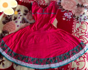 Sleeveless Anarkali Kurta