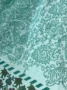 Stunning Sea Green Printed Dupatta