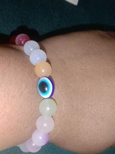 Hair Accessories And Hand Evil Eyes Bracelet