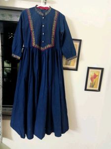 Women&#39;s Sangaria Blue Anarkali