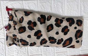 Scarves - Leopard &amp; Red Pattern