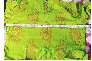 Green Kurti Set