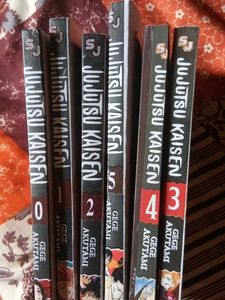 Jujutsu Kaisen Manga Volumes 0-5 (Only One Piece)